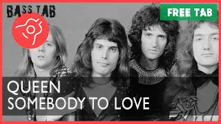 Somebody To Love - Queen (BASS COVER With Tab & Notation)