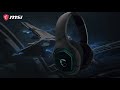 MSI IMMERSE GH50 7.1Ch Surround RGB Gaming Headset USB : video thumbnail 2