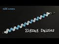 ⚜️ Zigzag Daisies || Seed beads || Bracelet || Necklace || Pulsera || Collar (0355)