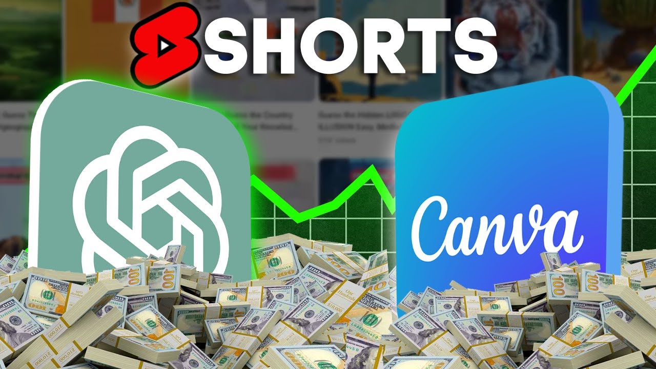 CRAZY! 100 YouTube Shorts in 5 Minutes Using AI (Canva + ChatGPT) - YouTube