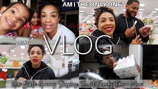 VLOG: GIRL, I can&#39;t be the only one!| Family time, Target Run, Grocery Shopping, + Making donuts!