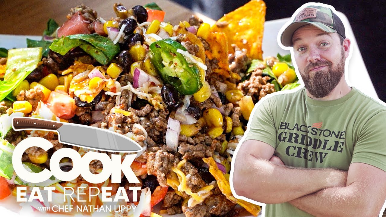 The Best Taco Salad Recipe - Just Like Mama Used To Make | Cook Eat Repeat | Blackstone Griddles