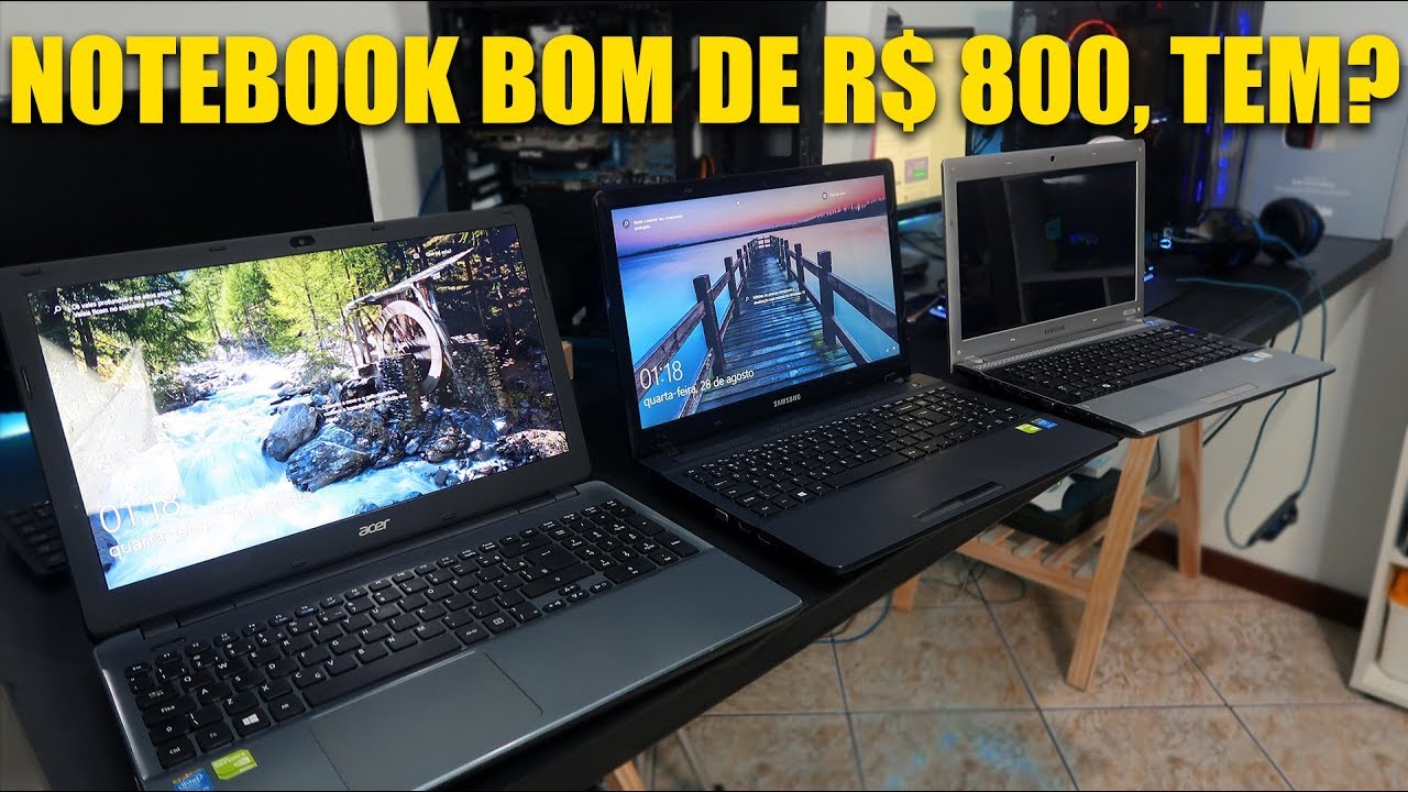 É POSSÍVEL ACHAR UM BOM NOTEBOOK POR R$ 800 HOJE? É O QUE VEREMOS... pc gamer 1993