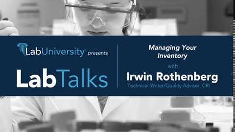 LabTalks #10: Managing Your Inventory