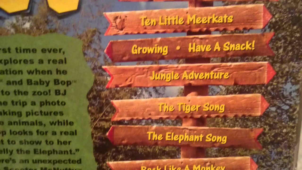 Barney Let's Go To The Zoo 2001 VHS YouTube