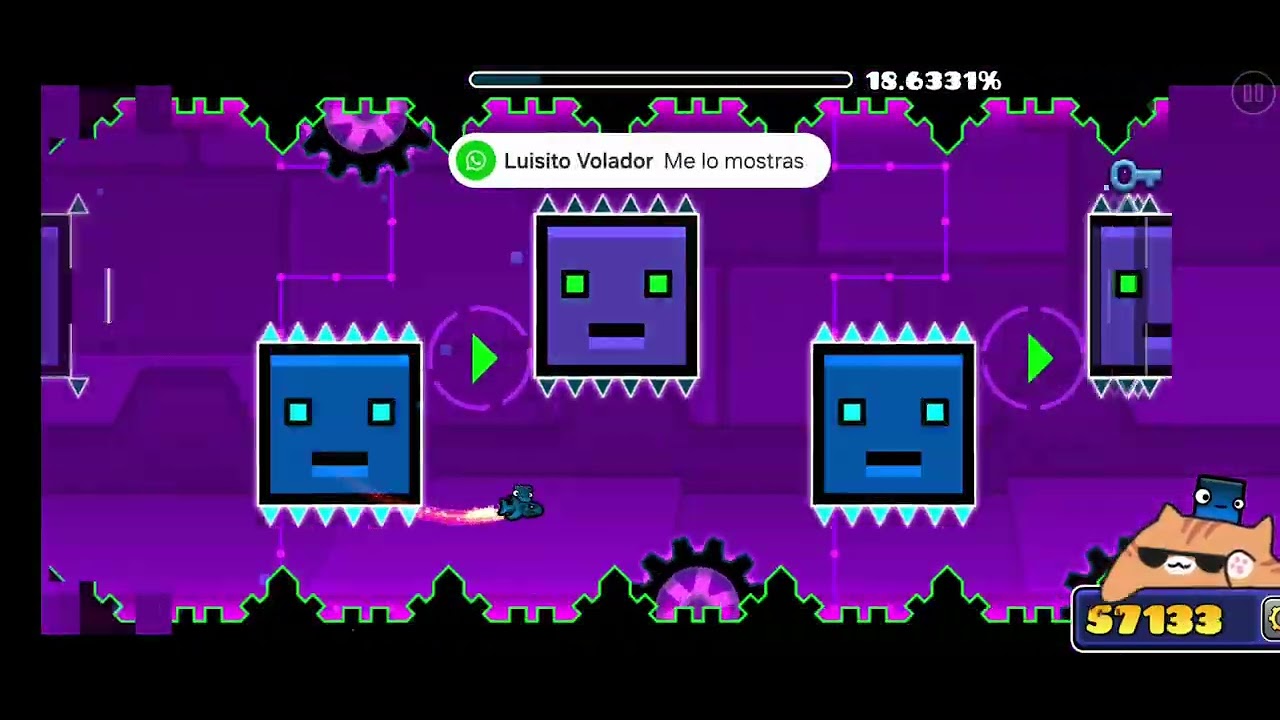 Pasandome todo geometry dash pero empiezo desde dash (parte 1) - YouTube