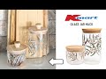 DIY Kmart Hack: Transforming Glass Jars into Chic Storage Containers
