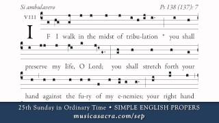OFFERTORY • 25th Sunday in Ordinary Time, Year A (Simple English Propers)