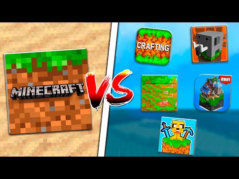 MINECRAFT VS TODAS Sus COPIAS FAMOSAS ¿Cuál Es MEJOR?