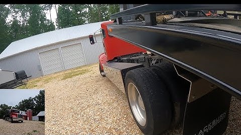 Walking a rollback flatbed towtruck#wrecker#towing#tow#winch#winching#winchout#repo#fail##peterbilt.