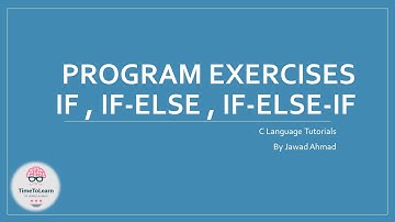if else if Program Exercise