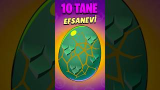 10 EFSANEVİ YUMURTA AÇILIMI ! Godzilla ÇIKACAK MI ? Brawl Stars #shorts #brawlstars