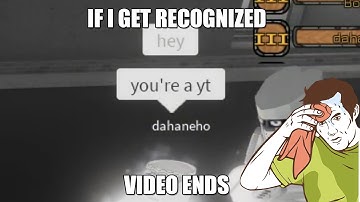 If i get recognized video ends [YBA]