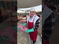 Cutting 2,500 Kg of Beef Stew. Italy Food Festival in Turin, Torino