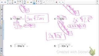 Notes 9-1 Fall Alg 2