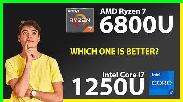 AMD Ryzen 7 6800U vs INTEL Core i7 1250U Technical Comparison