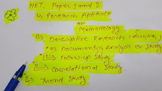 #NTANET #UGCNET Lect.9.(Descriptive Research) Research Aptitude or Research Methodology