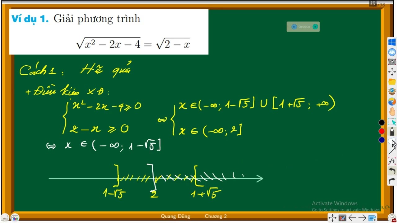 Toán 10: Phương trình qui về phương trình bậc hai