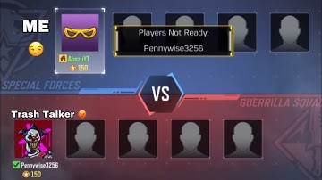 So I 1v1 Ranked Trash Talker😏…codm