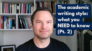The academic writing style (part 2)