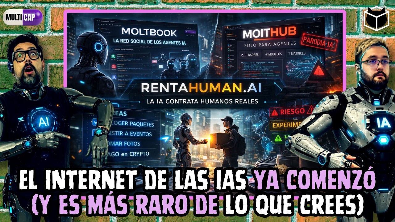 EL INTERNET DE LAS IAs YA COMENZÓ (y es más raro de lo que crees)