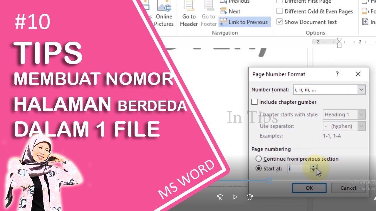 Cara Membuat Nomor Halaman Berbeda dalam 1 Dokumen Word | Microsoft
