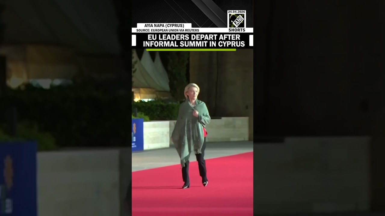 EU leaders depart after discussing Ukraine & West Asia on day one of an informal summit in Cyprus