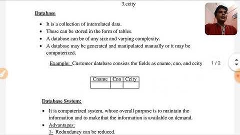 B.Com | Sem-4 | DBMS | Deptt. of Commerce | CGC Online Classes