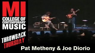 Pat Metheny & Joe Diorio Throwback Thursday From the MI Library