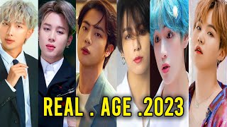 BTS All Members Real Age & Date of Birth,2023 | BTS REAL AGE