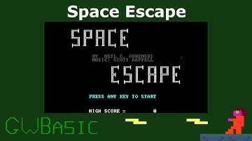 GWBasic: Space Escape