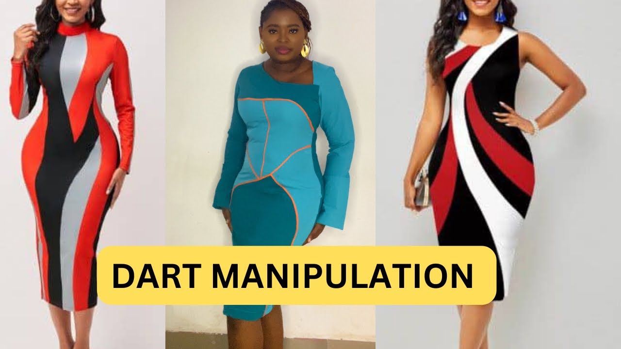 How to cut and sew a dress using dart manipulation