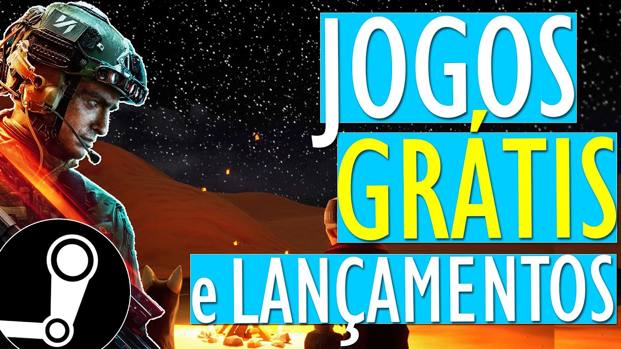 NOVOS JOGOS GRÁTIS para PC (4 JOGOS de GRAÇA para JOGAR na STEAM) e  LANÇAMENTOS da SEMANA! 