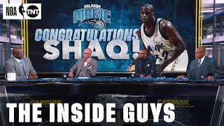 Shaq Becomes The First Orlando Magic Player To Have Their Jersey Retired 3️⃣2️⃣ 🪄 | NBA on TNT screenshot 5