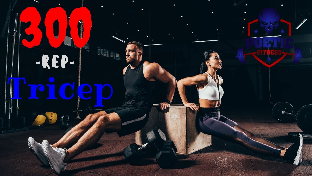 300 Rep Tricep Strength Training - Muscle Building