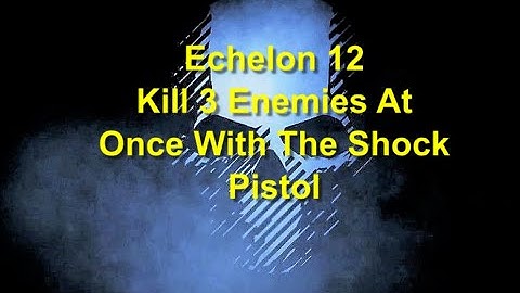 Ghost Recon Breakpoint : Echelon Rank 12 : Kill 3 Enemies At Once With The Shock Pistol