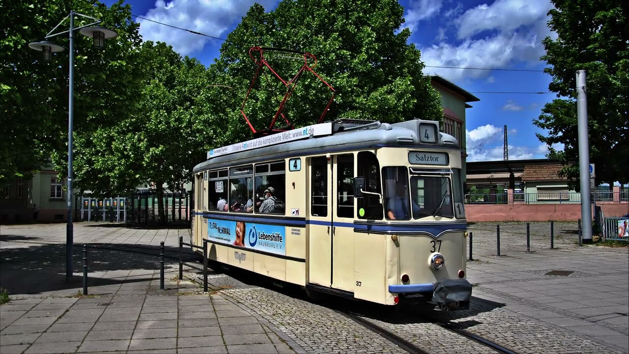 Eine Führerstandsmitfahrt durch Naumburg an der Saale