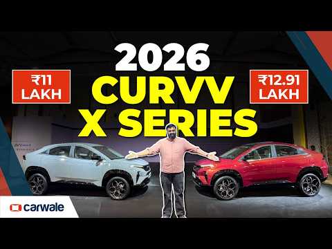 2026 Tata Curvv X Walkaround | Pure X Plus & Creative X Plus Detailed | CarWale