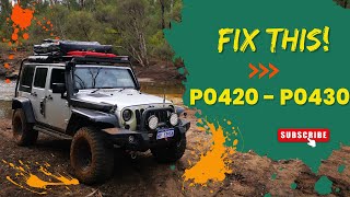 DIY Jeep P0420 & P0430 Codes, check engine light Fix!