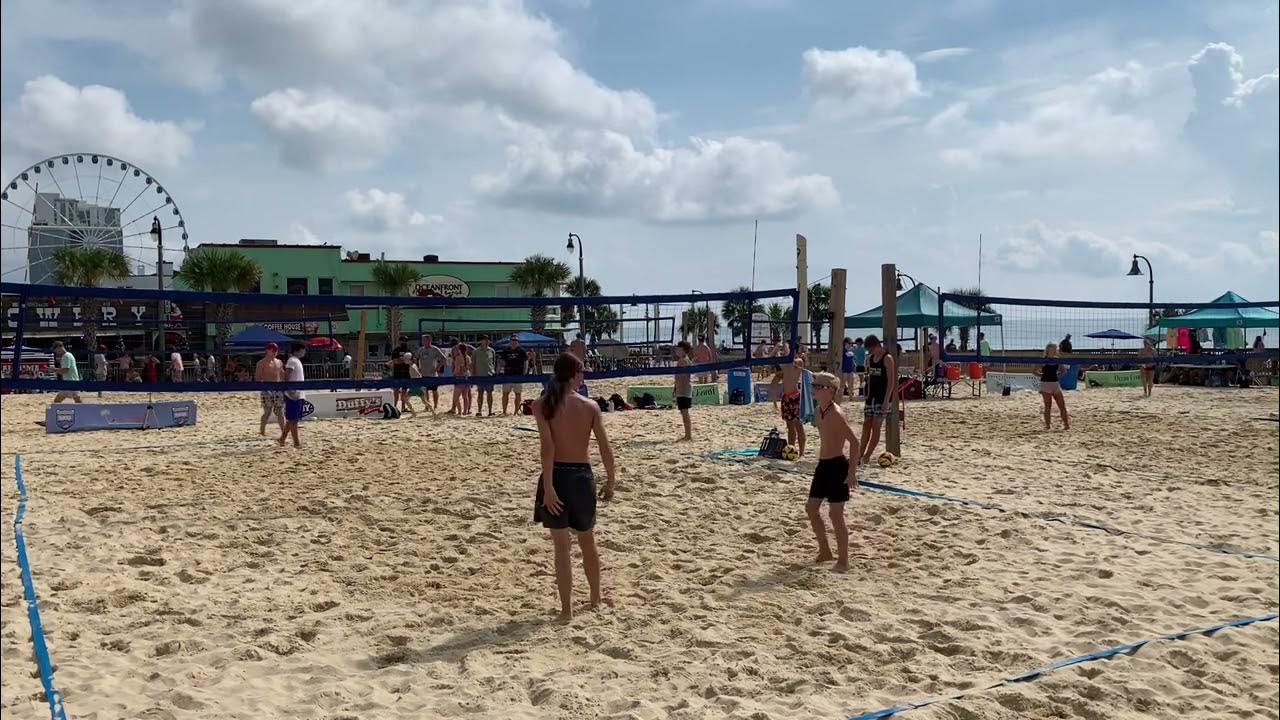 August 21 2022 beach Volleyball tournament Myrtle Beach YouTube