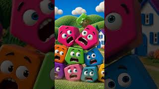 Rolling Tooth Cube 🎨😂 – The Color Changing Surprise | Funny 3D Animation Short #chatteringteeth