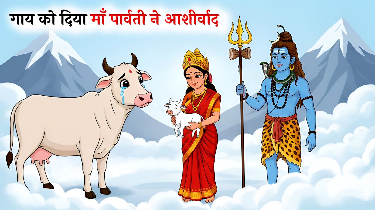 सीता गाय को दिया माँ पार्वती ने आशीर्वाद | Mahadev Story | fairy tales | kahaniyan