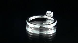 SD054 0.65 Carat Round Cut Side Stone Diamond Engagement Ring