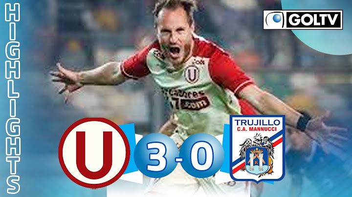 Universitario 3 - 0 Carlos A. Mannucci | GOLES | Liga 1 Perú