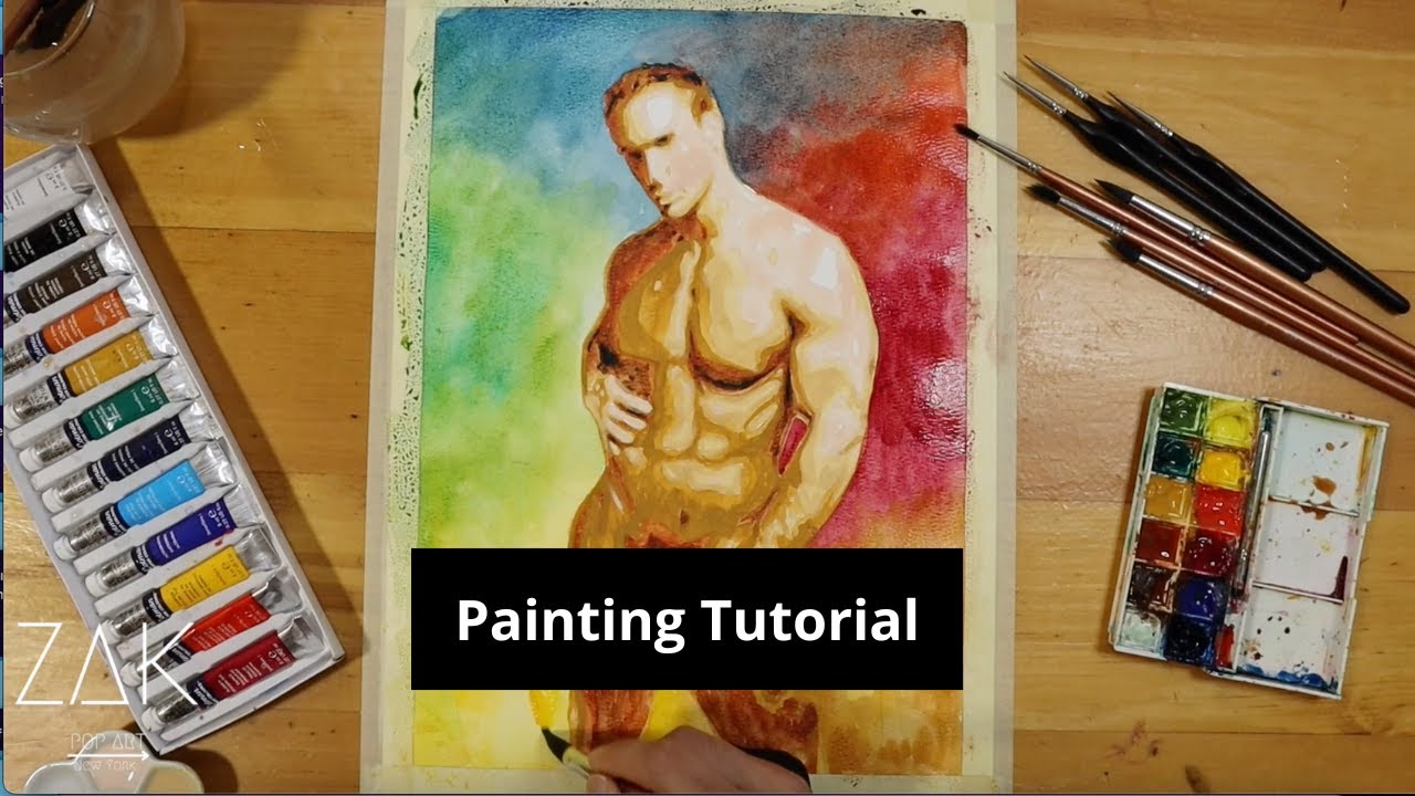 Painting Tutorial Time lapse Episode (83) 