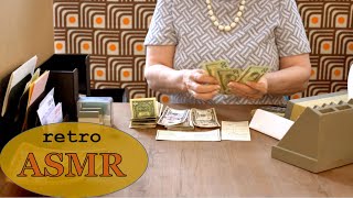 1970s ASMR ✨ Retro Bank Teller ✨ Counting Cash, Soft Crinkles, Thocky Keyboard (Soft Spoken) screenshot 3
