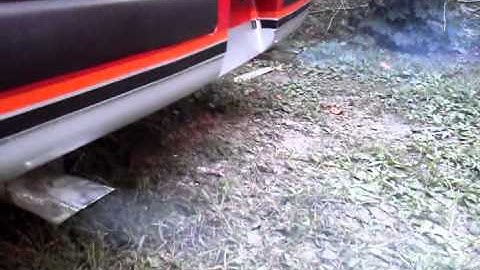 my 1987 pontiac firebird formula starting up burning out and reving.