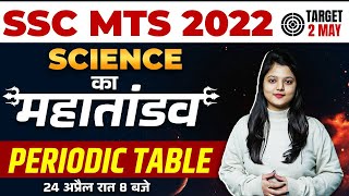 Ssc Mts Science Periodic Table  Ssc Mts 2023  Science For Ssc Mts 2023  Science By Radhika Mam