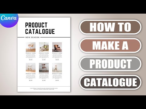 Video: Een productcatalogus maken: 13 stappen (met afbeeldingen)