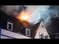 Feuer Dachstuhlbrand in Kiel Friedrichsort